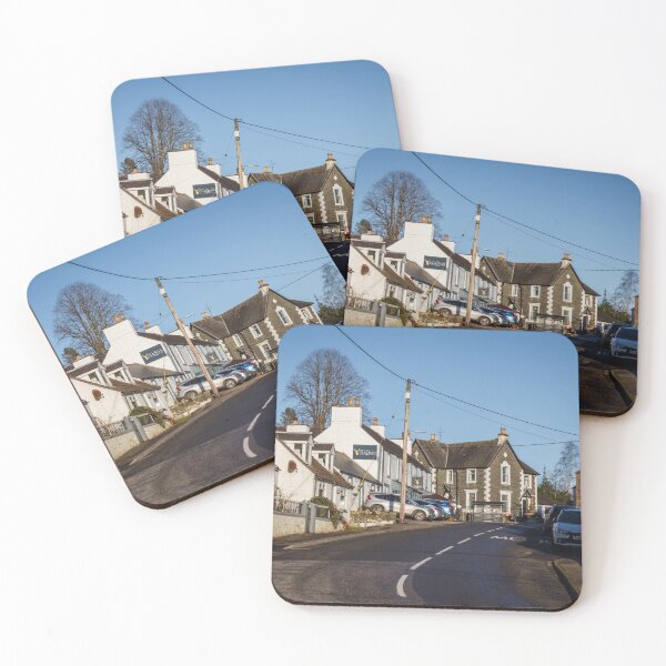 Item preview, The main street on the A713 Ayr Road in St. John's Town of Dalry, Scotland designed and sold by SnapTPhotograph.