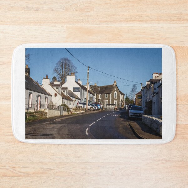 Item preview, The main street on the A713 Ayr Road in St. John's Town of Dalry, Scotland designed and sold by SnapTPhotograph.