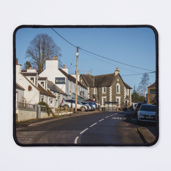 Item preview, The main street on the A713 Ayr Road in St. John's Town of Dalry, Scotland designed and sold by SnapTPhotograph.