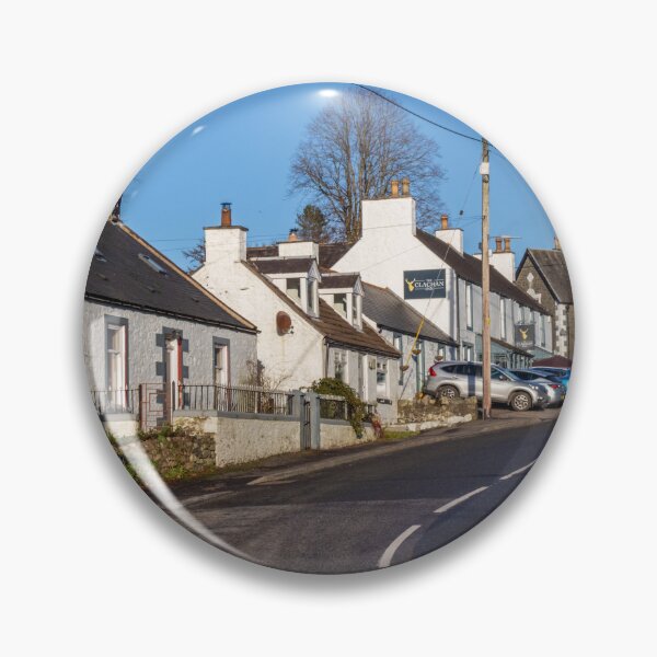 Item preview, The main street on the A713 Ayr Road in St. John's Town of Dalry, Scotland designed and sold by SnapTPhotograph.