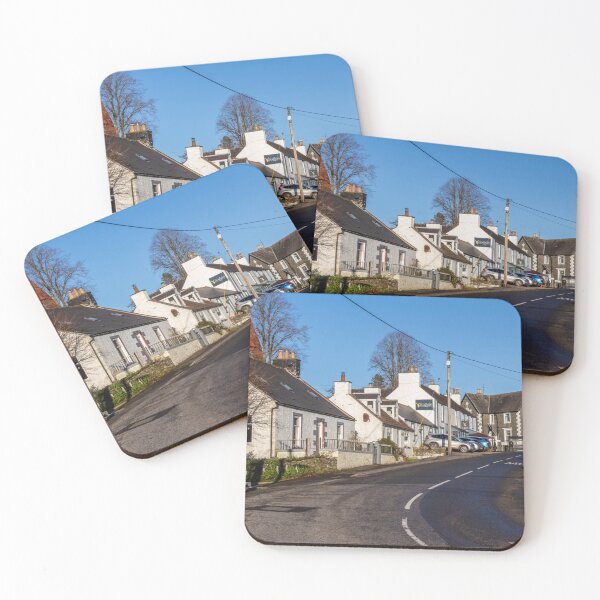 Item preview, The main street on the A713 Ayr Road in St. John's Town of Dalry, Scotland designed and sold by SnapTPhotograph.