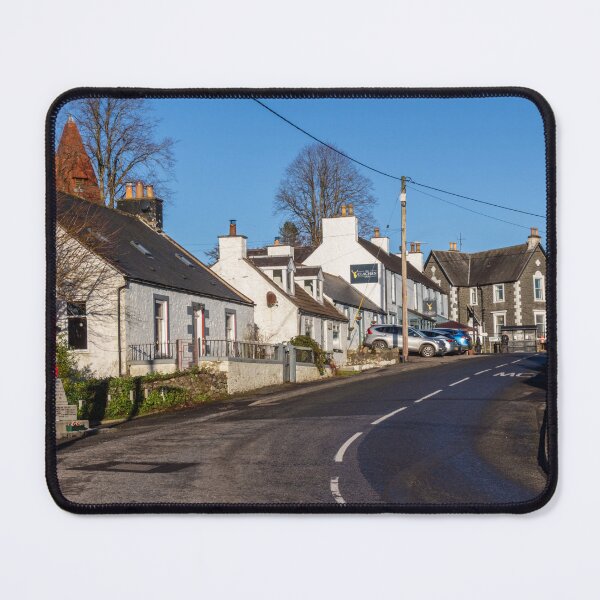 Item preview, The main street on the A713 Ayr Road in St. John's Town of Dalry, Scotland designed and sold by SnapTPhotograph.