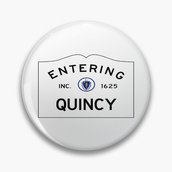 Item preview, Entering Quincy Road Sign - Quincy, Massachusetts designed and sold by SouthShorePics.