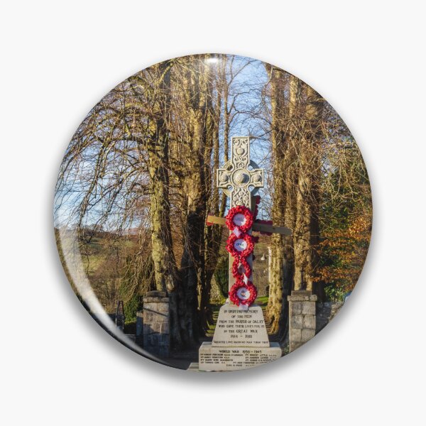 Item preview, The war memorial and entrance to Dalry Parish Church, in St.John's Town of Dalry designed and sold by SnapTPhotograph.