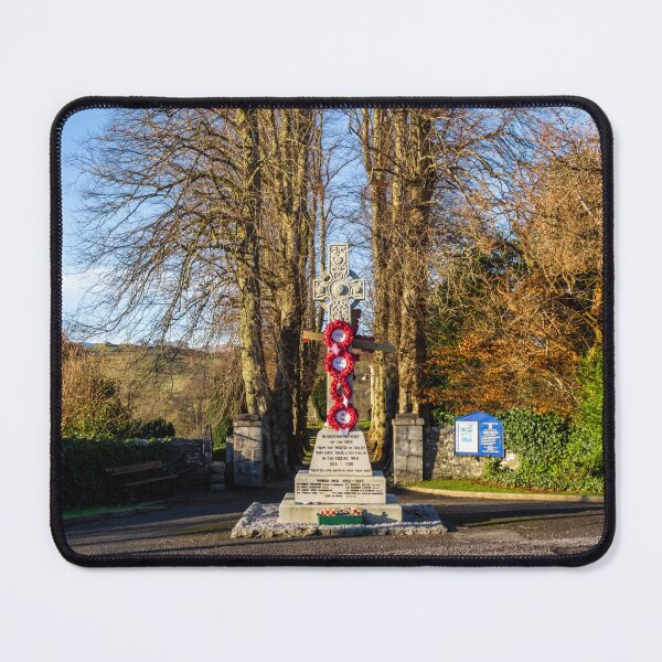 Item preview, The war memorial and entrance to Dalry Parish Church, in St.John's Town of Dalry designed and sold by SnapTPhotograph.