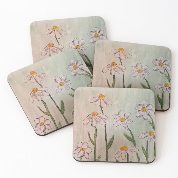 Item preview, WHITE DAISIES designed and sold by Brenna--.