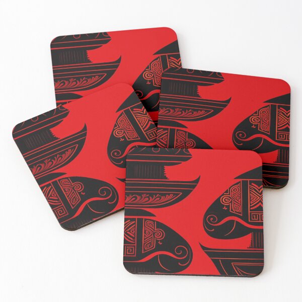 Item preview, Maori red art designed and sold by CyberArtsy.
