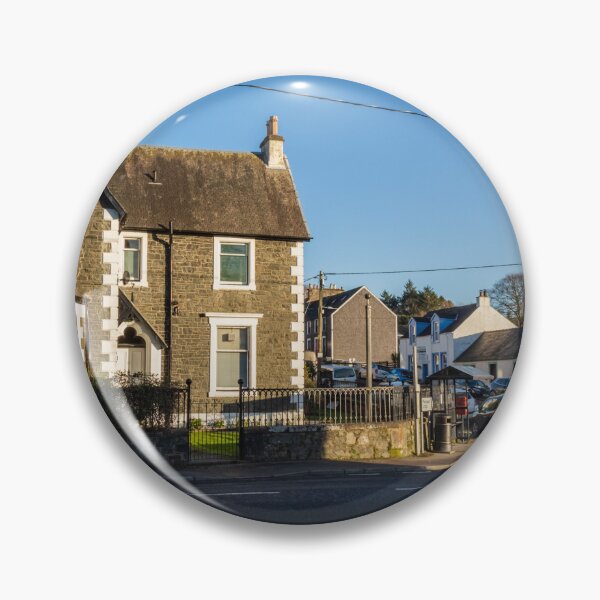 Item preview, Old Bank of Scotland in the centre of St. John's Town Dalry on a winter day designed and sold by SnapTPhotograph.