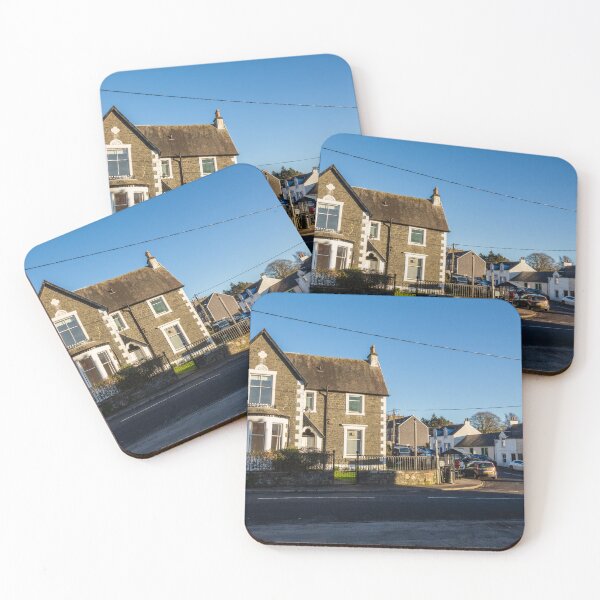 Item preview, Old Bank of Scotland in the centre of St. John's Town Dalry on a winter day designed and sold by SnapTPhotograph.