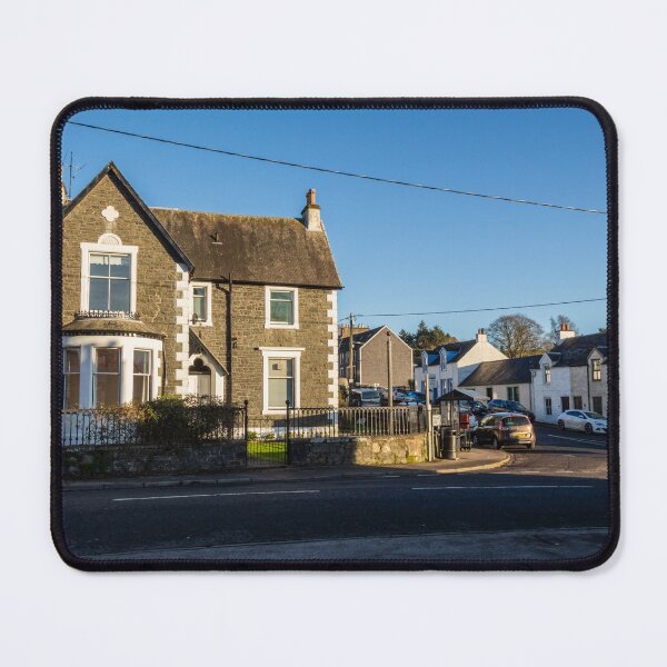 Item preview, Old Bank of Scotland in the centre of St. John's Town Dalry on a winter day designed and sold by SnapTPhotograph.