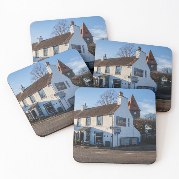 Item preview, Clachan Inn in the centre of St. John's Town Dalry on a winter days designed and sold by SnapTPhotograph.