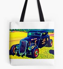 Custom Vintage Hot Rod Tote Bag