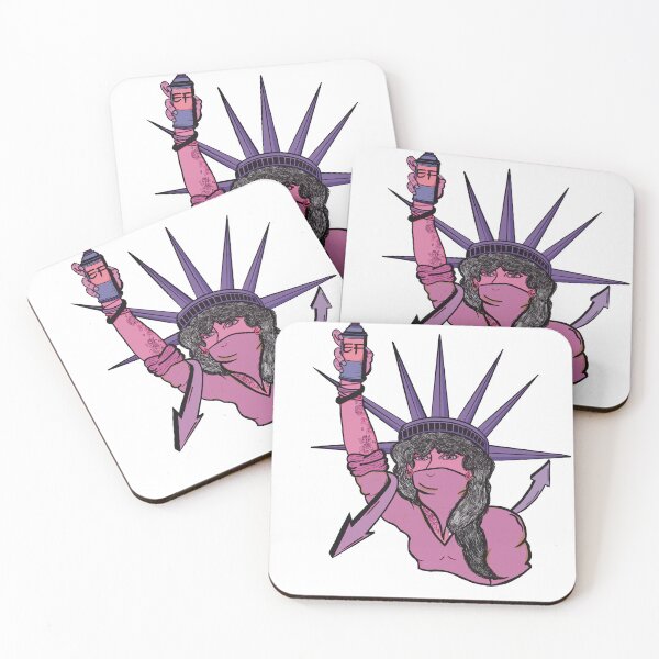 Item preview, Pink Bubblegum Statue of Liberty Graffiti Artist designed and sold by Inx Artworks.