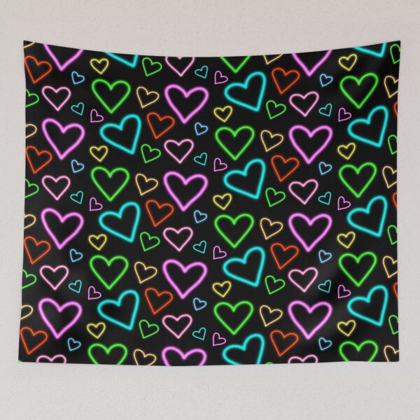 Item preview, Neon hearts designed and sold by DanielleWein.