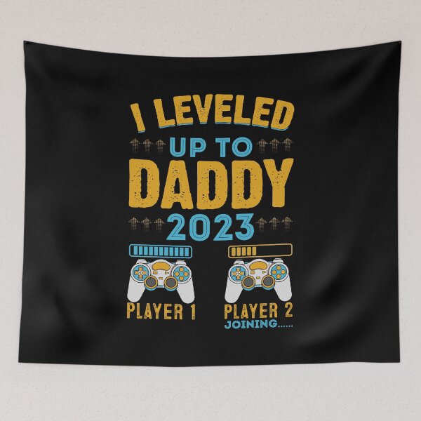 Item preview, Leveled up to dad 2023 designed and sold by JoRealm.