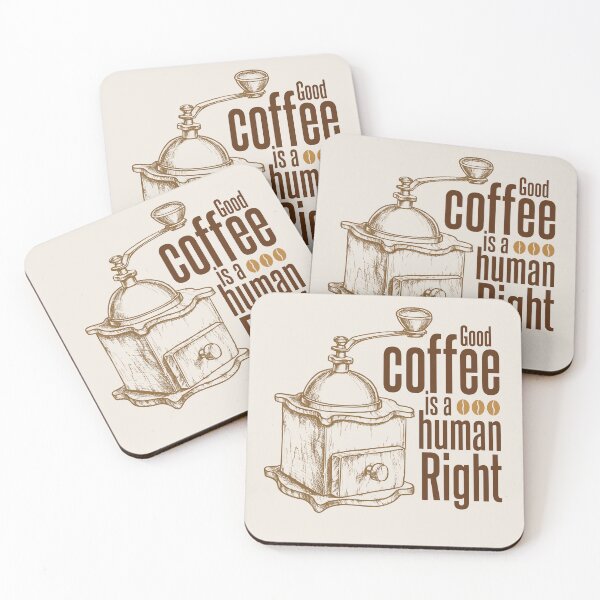 Item preview, A good coffee is a human right. designed and sold by Polyxz.