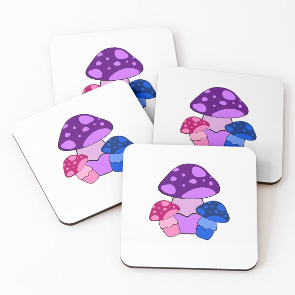 Item preview, Discreet Bisexual Pride Mushroom designed and sold by VampCandyDesign.