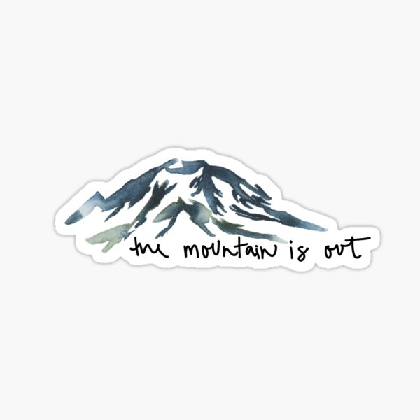 Item preview, The Mountain Is Out designed and sold by SharellKatelynn.