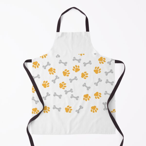 Item preview, Many prints of dog paws and bones on white background. Pattern for design designed and sold by paolboa.