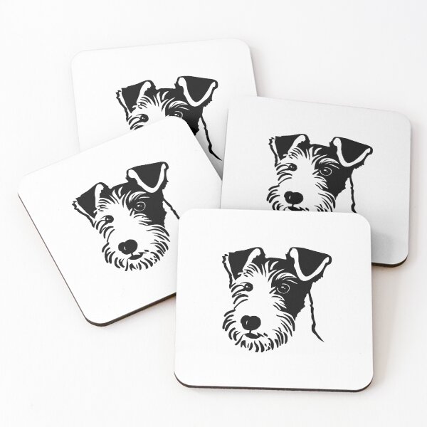 Item preview, Fox Terrier Minimalist Dog designed and sold by Whoofster.