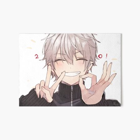 Anime Boy Profile  Art Board Print for Sale by Senakha