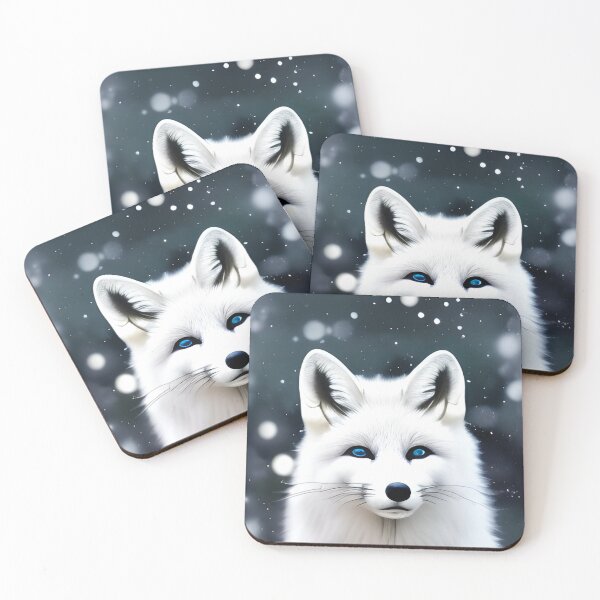 Item preview, Beautiful Arctic Fox designed and sold by Poetic Patterns Studio.