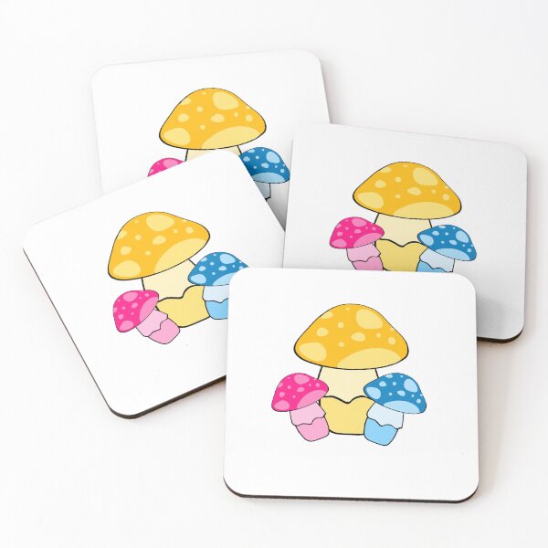 Item preview, Discreet Pansexual Pride Mushroom designed and sold by VampCandyDesign.