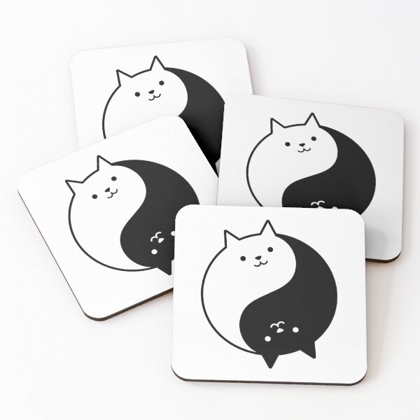 Item preview, cat yin & yang designed and sold by ChyuHookc.
