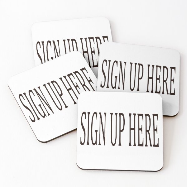 Item preview, Sign Up Here designed and sold by Stacey Lazarus.