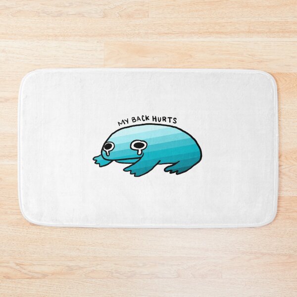 Item preview, My Back Hurts | Crying Blue Gradient Frog designed and sold by iristocat.