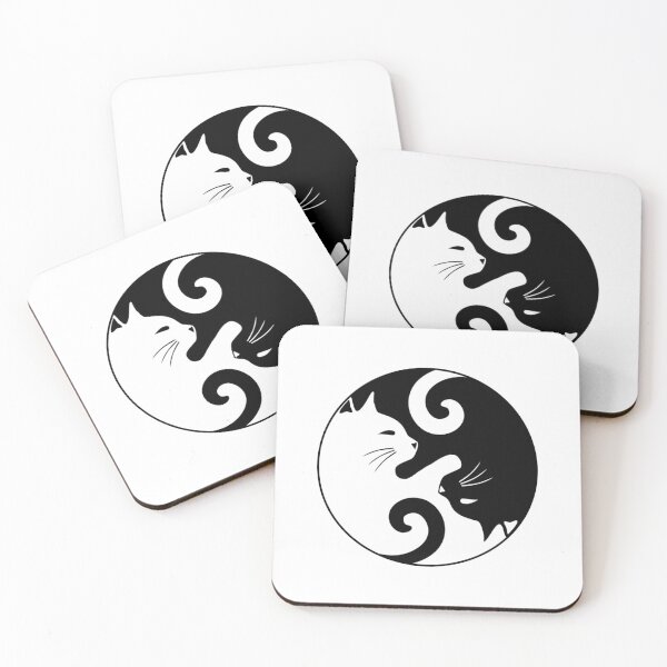 Artikelvorschau, Katze Yin und Yang entworfen und verkauft von ChyuHookc.