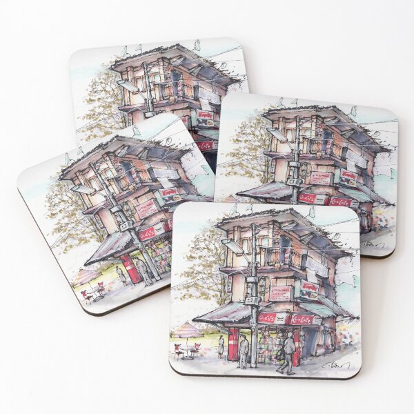 Item preview, Street Scene Daramshala India designed and sold by Gregg Brown.