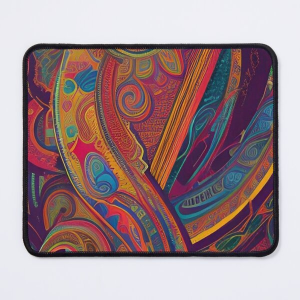 Item preview, Colorful Organic Abstract Texture - Trippy Art - Boho Hippie designed and sold by CattlettArt.