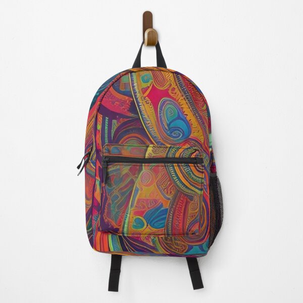 Item preview, Colorful Organic Abstract Texture - Trippy Art - Boho Hippie designed and sold by CattlettArt.
