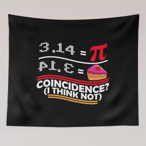 Item preview, Funny Pi Day Pie Coincidence 3.14 Math Science Teachers designed and sold by rifatart.