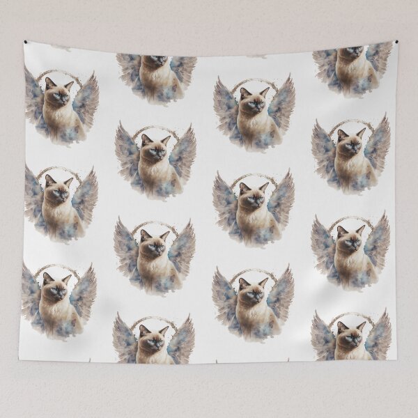 Item preview, Tonkinese cat angel in heaven 2 designed and sold by Christolamber.