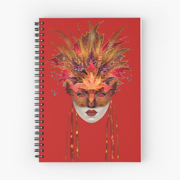 Item preview, Autumnal Venetian mask by Maxine Gadd designed and sold by Maxine Gadd.
