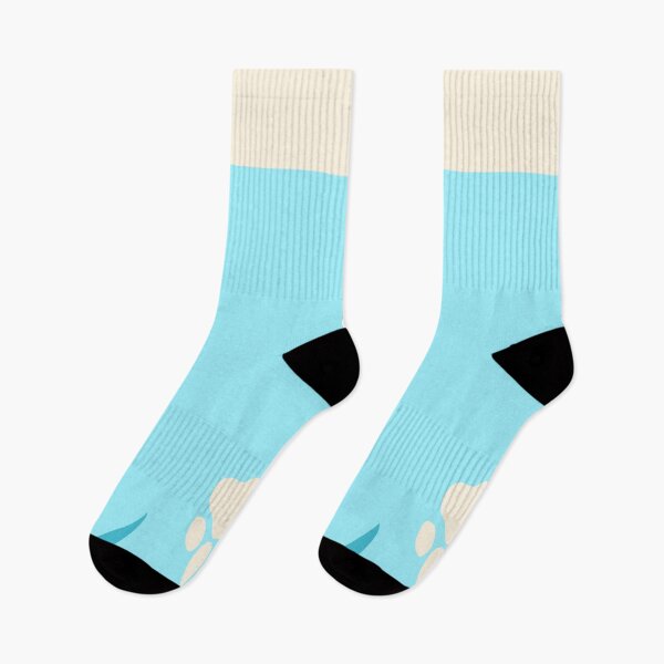 Item preview, Paw socks! (white and pastel blue) designed and sold by MythicalMatrix.