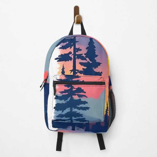Item preview, Enhance Your Space with Our Beautiful Collection of Minimalist Landscape Sunrise View and Trees Prints designed and sold by supeart.