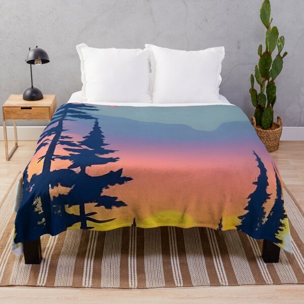 Item preview, Enhance Your Space with Our Beautiful Collection of Minimalist Landscape Sunrise View and Trees Prints designed and sold by supeart.