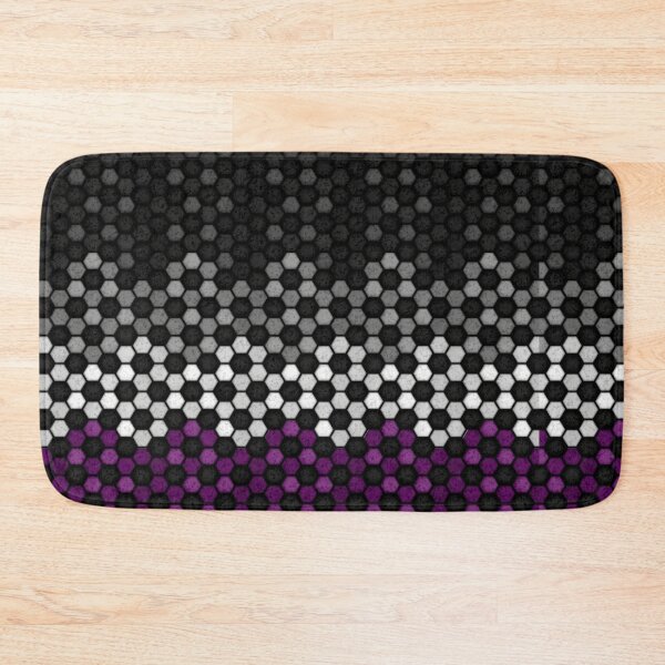 Item preview, Seamless Football Pattern in Asexual Pride Flag Colors designed and sold by LiveLoudGraphic.