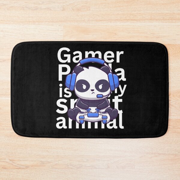 Aperçu de l'œuvre Gamer Panda est mon animal spirituel - ours panda mignon créée et vendue par EarthAlly.