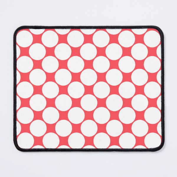 Item preview, Giant White Polka dots on Fiery Coral designed and sold by POLKAIWERX.