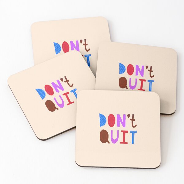 Item preview, Don't Quit: An Inspirational Artwork to Motivate You to Keep Going designed and sold by majnate.