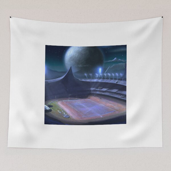 Item preview, "The Sky's the Limit: A Football Stadium on the Lunar Surface" designed and sold by Sparkline.