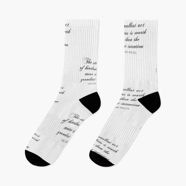 Item preview, The Smallest Act Of Kindness Is Worth More Than The Grandest Intention - Oscar Wilde Quotes designed and sold by PhiloJourney.