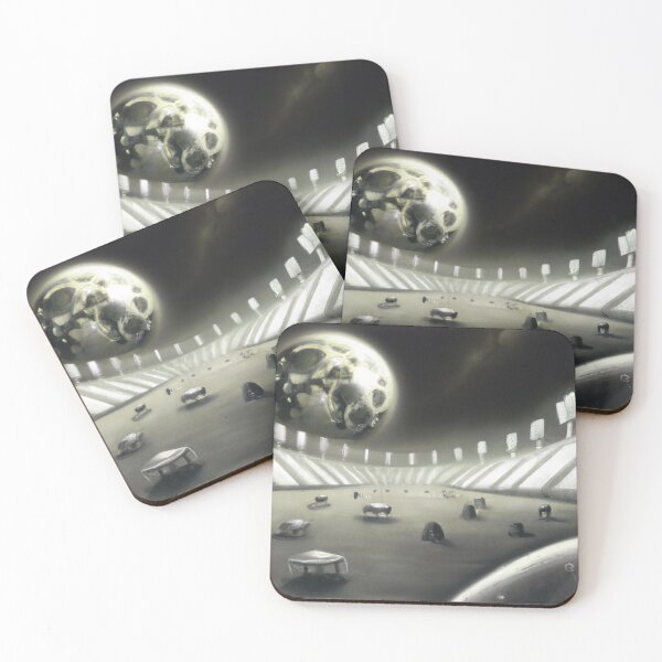 Item preview, "Moonlight Gridiron: Building a Football Field Beyond Earth" designed and sold by Sparkline.