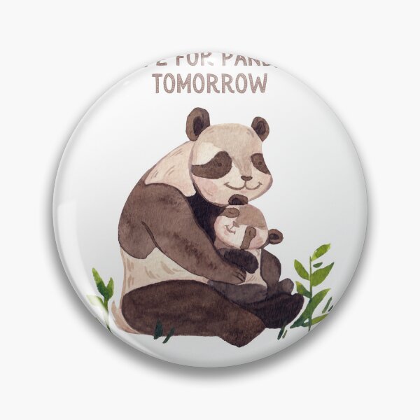 Item preview, Hope for pandas' tomorrow - baby panda bear cute designed and sold by EarthAlly.
