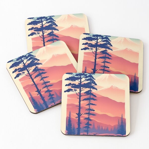 Item preview, Enhance Your Space with Our Beautiful Collection of Minimalist Japanese Landscape Prints designed and sold by supeart.