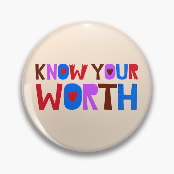 Item preview, Know Your Worth - Inspirational and Motivational Artwork for Self Empowerment designed and sold by majnate.